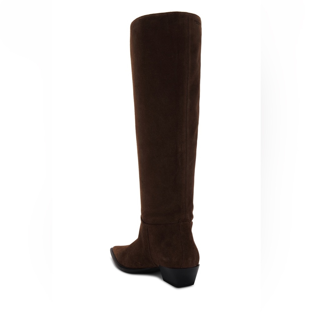 Cassie Tall Vagabond Slouch Boot in Mocha Brown - Picture 4 of 16